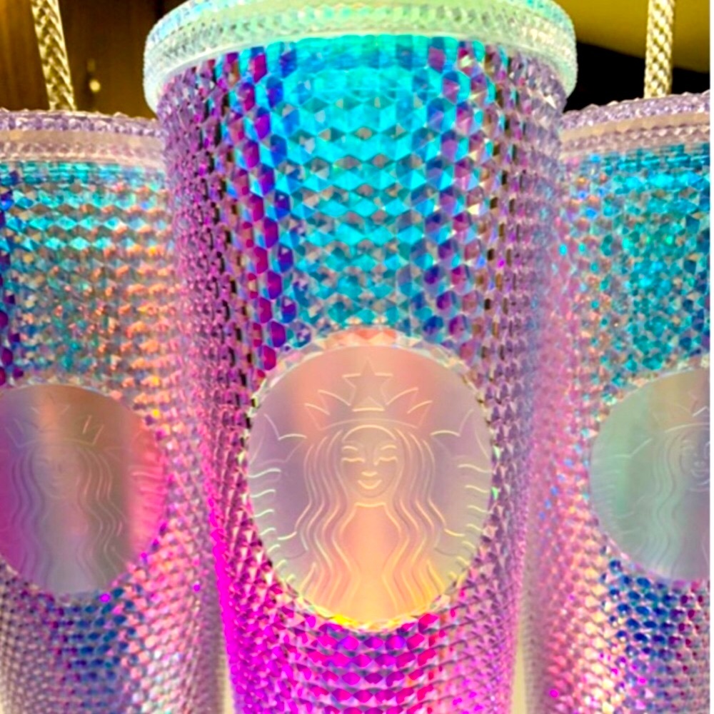 Starbucks UNICORN Aurora studded tumbler NWT spiked bling limited edition - Picture 5 of 14